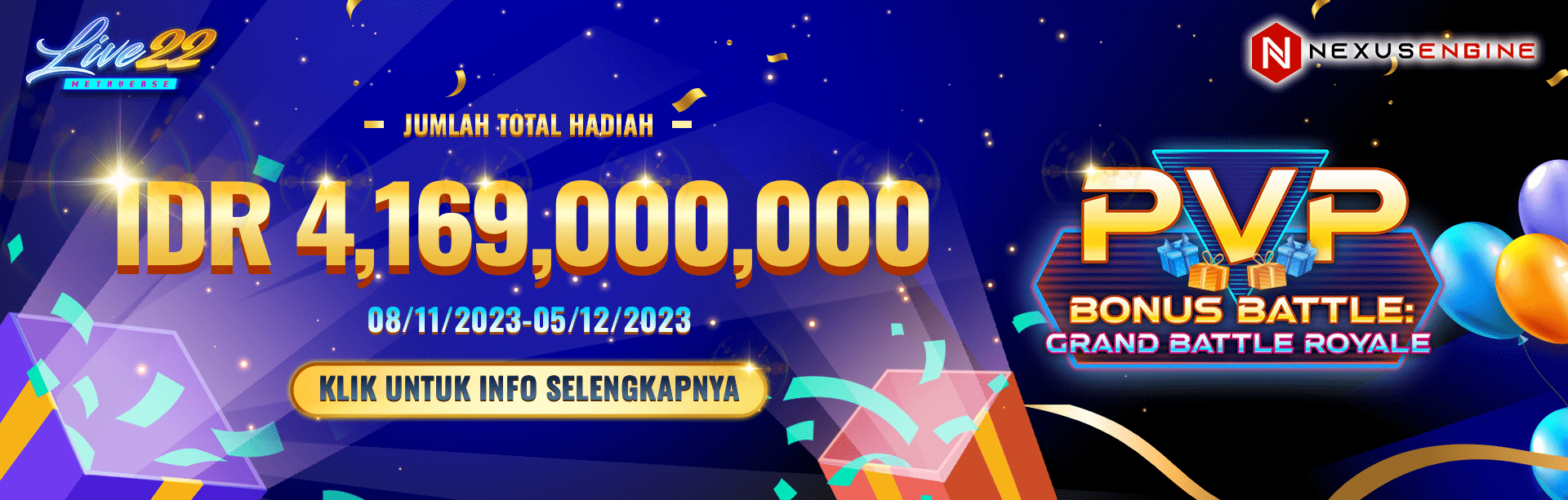 LIVE22 PVP GRAND BATTLE ROYALE