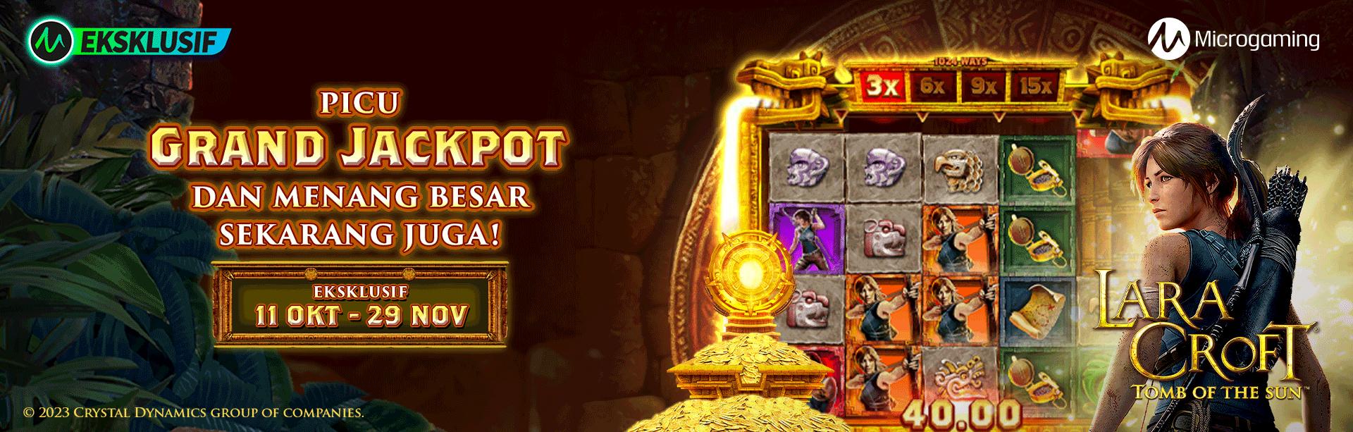 MICROGAMING EXCLUSIVE LARA CROFT